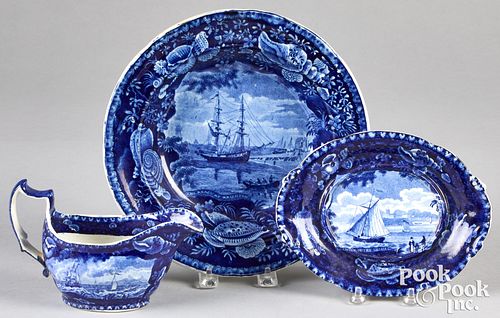 GROUP OF BLUE STAFFORDSHIREGroup of