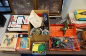 GROUP OF BOARD GAMES, TOYS, AN