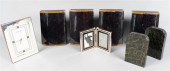 GROUP OF BOOKENDS AND FRAMESGR