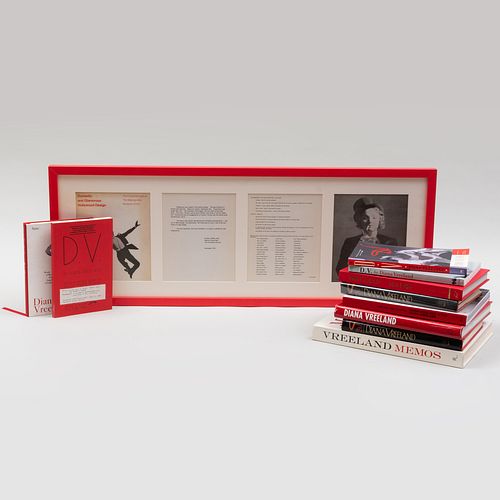 GROUP OF BOOKS ABOUT DIANA VREELAND