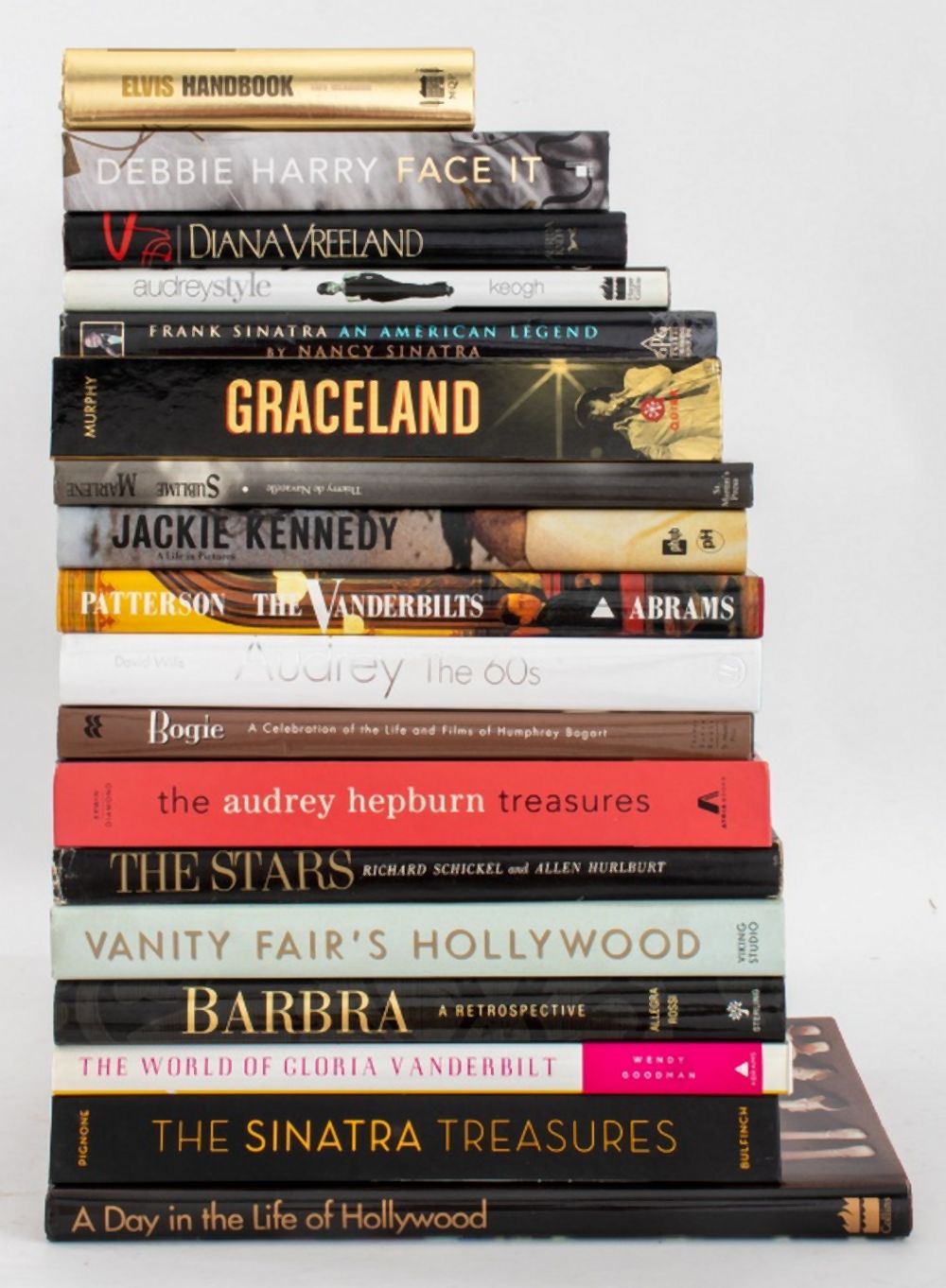 GROUP OF BOOKS OF CELEBRITY