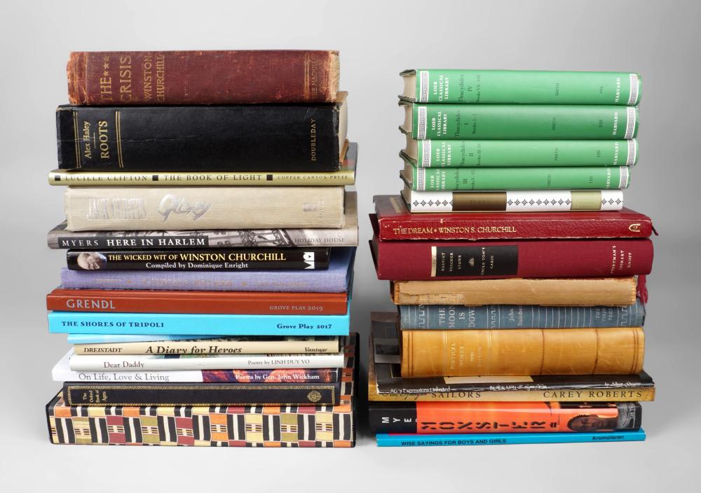 GROUP OF BOOKS OF POETRY AND