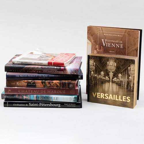 GROUP OF BOOKS ON EUROPEAN VILLAS