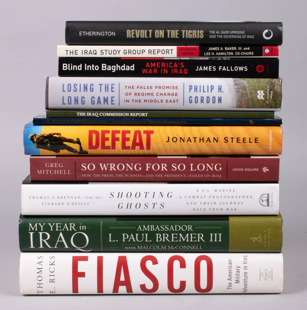 GROUP OF BOOKS ON THE IRAQ WARGROUP