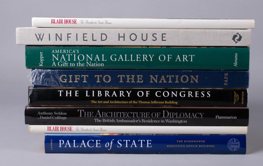 GROUP OF BOOKS ON WASHINGTON, D.C.,