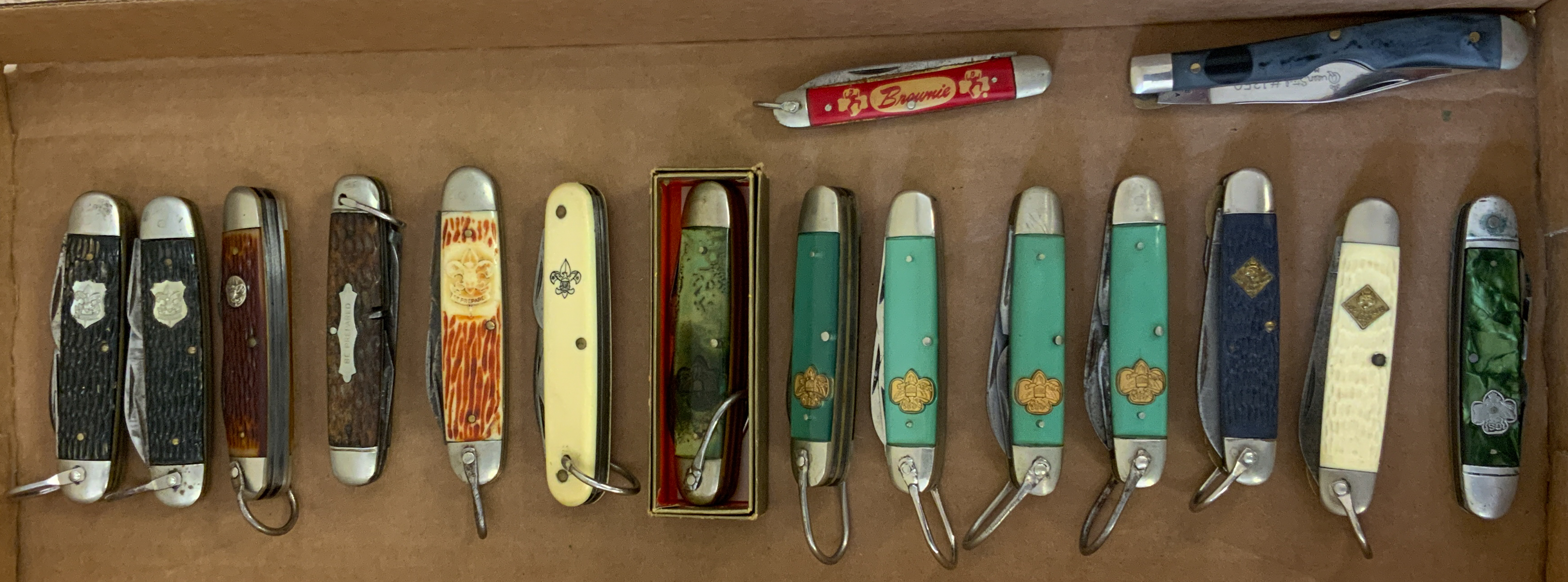 GROUP OF BOY SCOUT & GIRL SCOUT