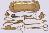GROUP OF BRASS CANDLE ACCESSOR