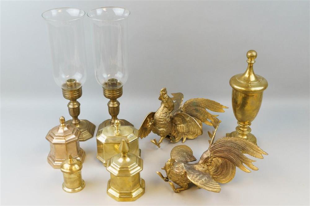 GROUP OF BRASS ITEMSGROUP OF