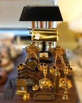GROUP OF BRASSWARE, INCLUDING