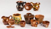 GROUP OF BREININGER POTTERY MI