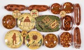 GROUP OF BREININGER POTTERY RE