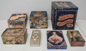 GROUP OF BRITISH BISCUIT BOXES
