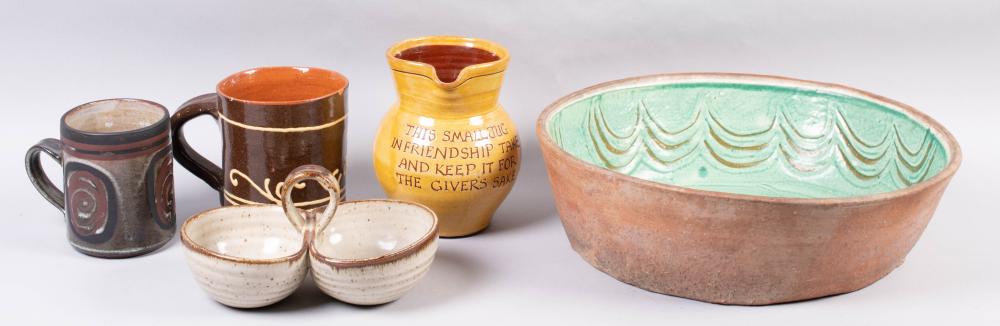 GROUP OF BRITISH STONEWARE