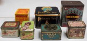 GROUP OF BRITISH TEA TINSGroup