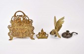 GROUP OF BRONZE TABLE ARTICLES
