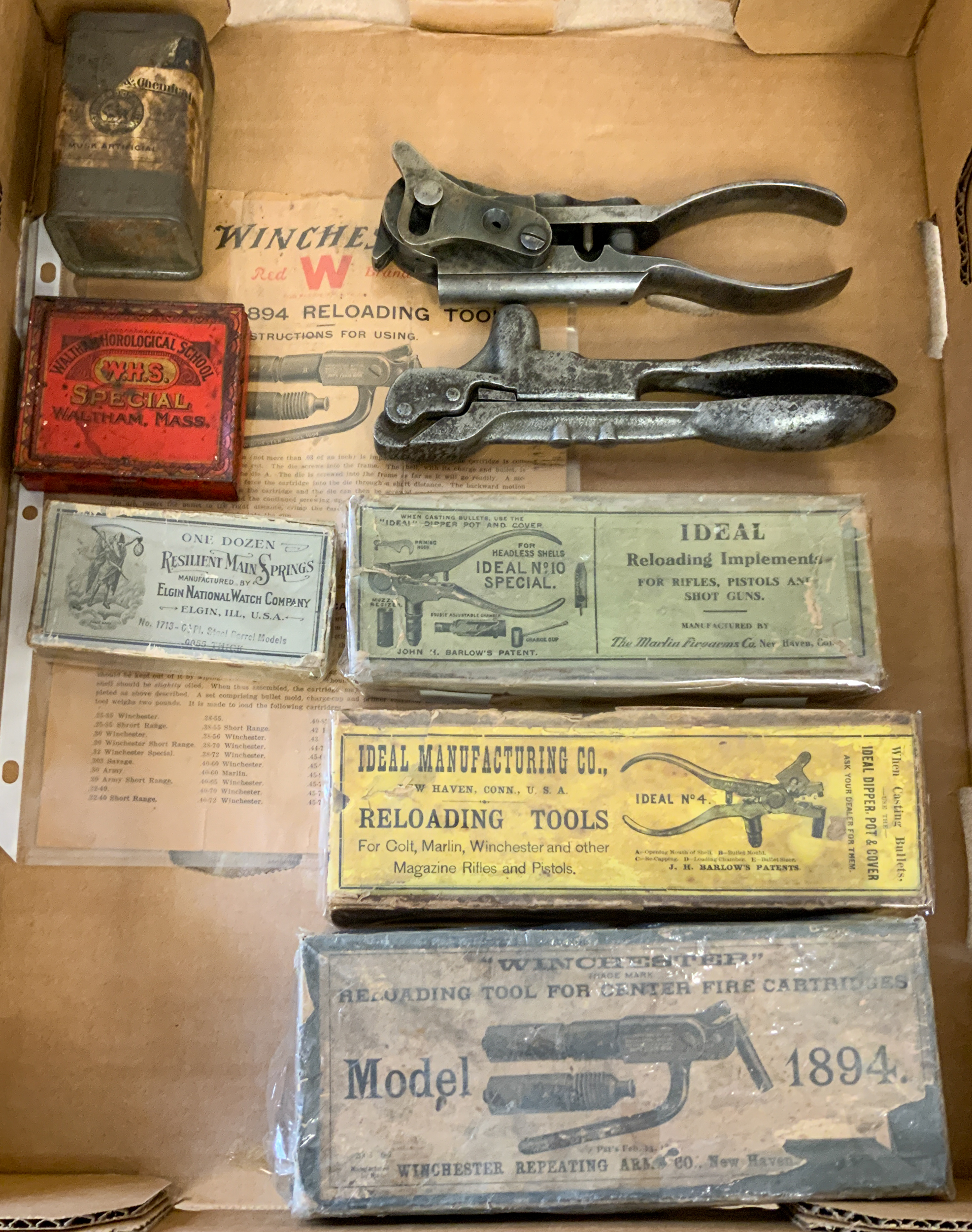 GROUP OF BULLET MOLDS,
