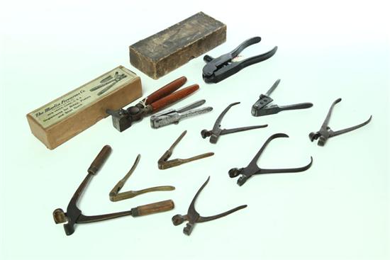GROUP OF BULLET MOLDS.  American 