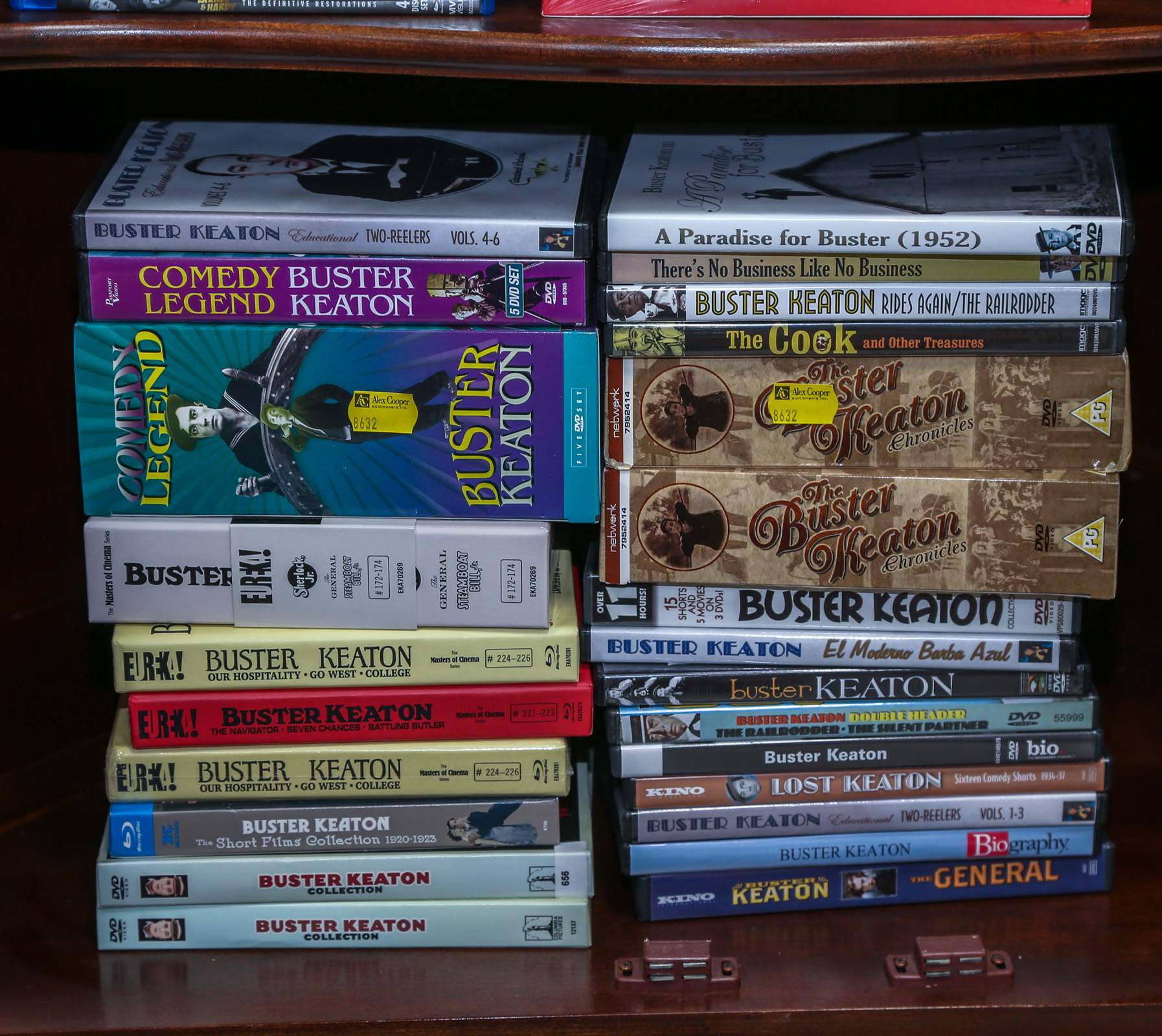 GROUP OF BUSTER KEATON DVDS