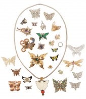 GROUP OF BUTTERFLY AND INSECT