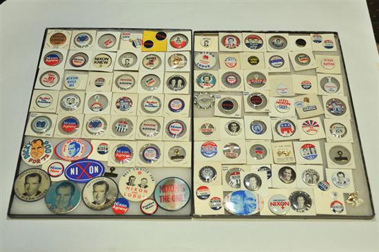 GROUP OF CAMPAIGN BUTTONS. All