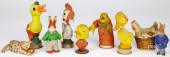 GROUP OF CANDY CONTAINERS AND