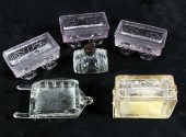 GROUP OF CANDY CONTAINERSSix v