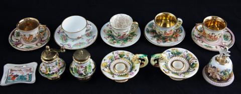 GROUP OF CAPODIMONTE STYLE