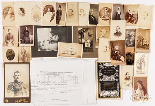 GROUP OF CARTES DE VISTEGroup of