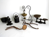 GROUP OF CAST IRON ACCESSORIES