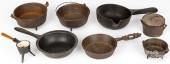 GROUP OF CAST IRON COOKWARE, 1