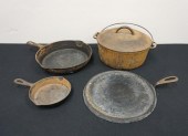 GROUP OF CAST IRON COOKWAREGro