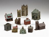 Group of cast-iron miniature c