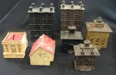 Group of cast-iron miniature c