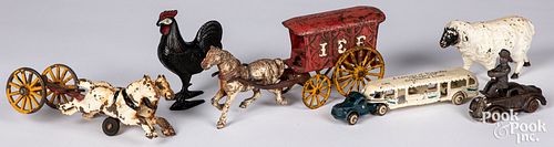 GROUP OF CAST IRON TOYSGroup of