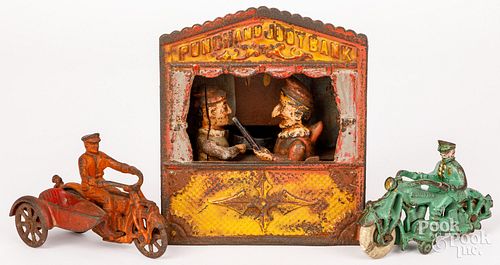 GROUP OF CAST IRON TOYSGroup of