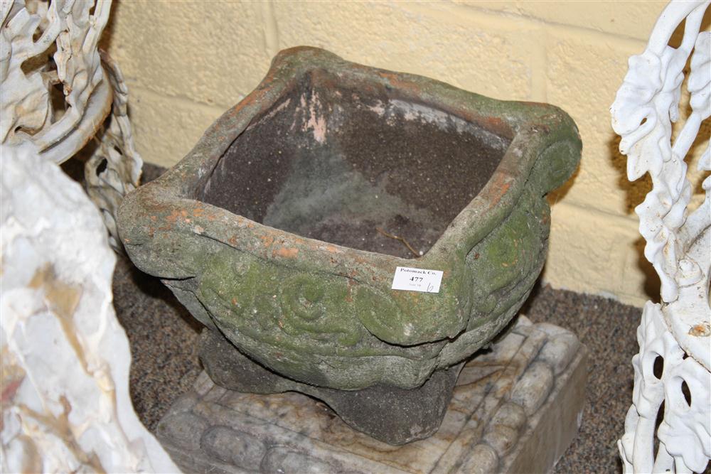 GROUP OF CAST STONE GARDEN
