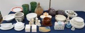 GROUP OF CERAMIC GLASS AND OTH