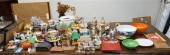 GROUP OF CERAMIC, WOOD, PORCEL