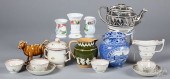 GROUP OF CERAMICS AND GLASSGro