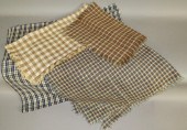 GROUP OF CHECKED WOVEN HOMESPU