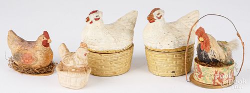 GROUP OF CHICKENSGroup of chickens,