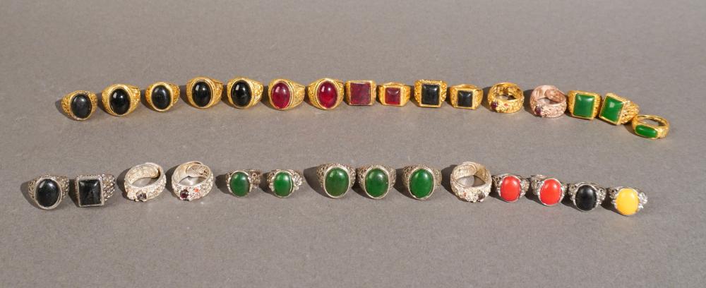 GROUP OF CHINESE ASSORTED STONE AND