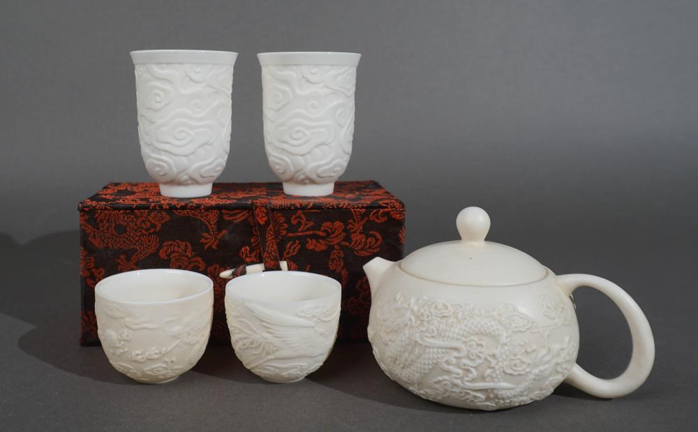 GROUP OF CHINESE BLANC DE CHINE
