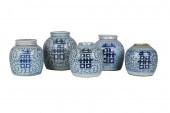 GROUP OF CHINESE BLUE & WHITE