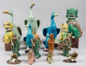GROUP OF CHINESE CERAMIC FIGUR