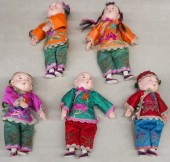GROUP OF CHINESE DOLLSGroup of