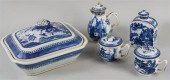 GROUP OF CHINESE EXPORT BLUE A