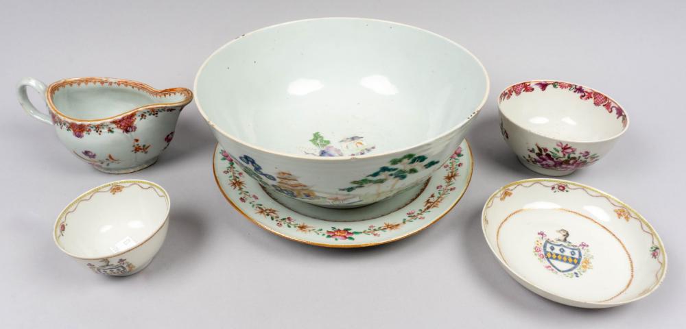 GROUP OF CHINESE EXPORT PORCELAIN