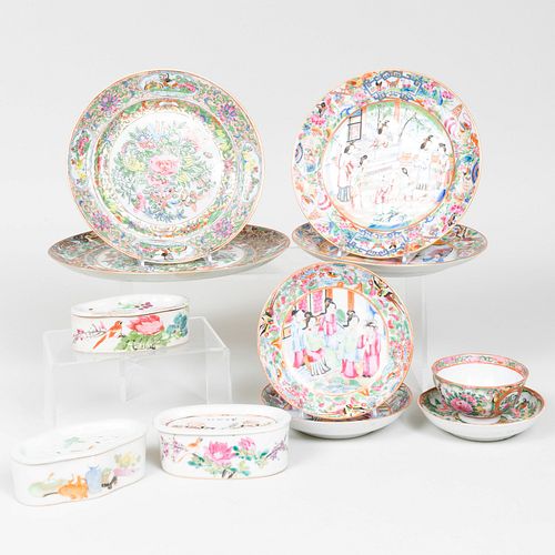 GROUP OF CHINESE EXPORT PORCELAIN