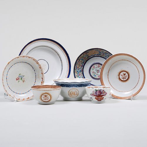 GROUP OF CHINESE EXPORT PORCELAIN